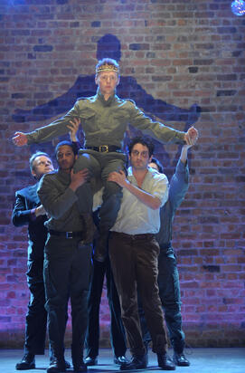 As Richmond in Richard III (2012) at the Royal Shakespeare Company, Stratford-upon-Avon. Photography Credit: Hugo Glendinning, © RSC.