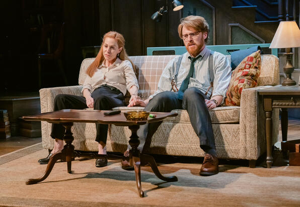 Playing opposite Margery Lowe, as Little Charles in August: Osage County (2023) at Palm Beach Dramaworks. © Alicia Donelan Photography