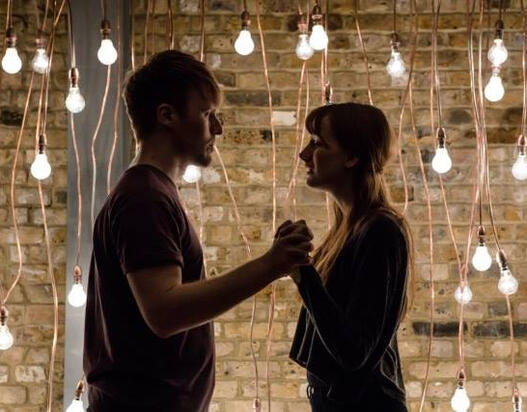 Playing opposite Nicola Kavanagh in Abyss (2015), at the Arcola Theatre, London. © Richard Davenport Photography.